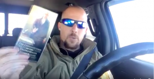 One of the Oregon occupiers with the US constitution