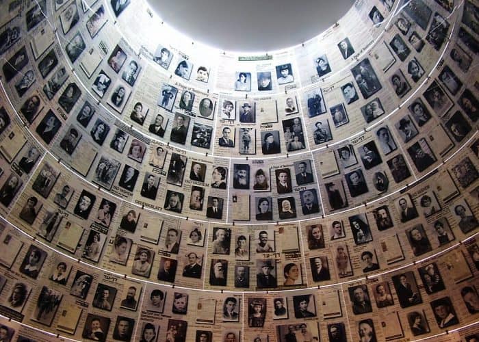 Hall of Names at Yad Vashem memorial to the victims of the Holocaust